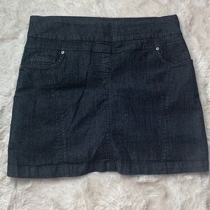 Grey denim skort by Contrast, size 11